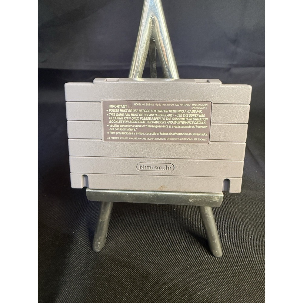NCAA Football Super Nintendo SNES Video Game Cartridge 1994 Mindscape SNS-AFBE - Picture 2 of 3